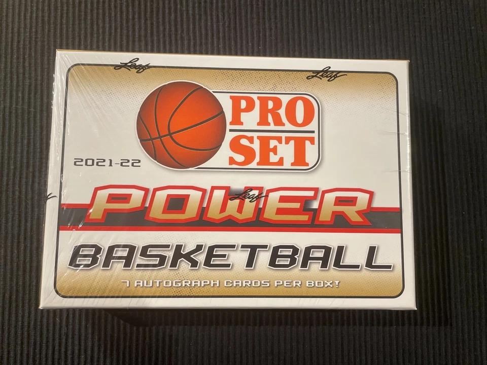 2021/22 LEAF PRO SET POWER HOBBY BASKETBALL SEALED BOX  7 AUTO/AUTOGRAPH PER BOX - Image 1 of 1