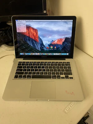 Apple MacBook Pro 13" Core 2 2.53GHz A1278 4GB RAM 320GB HDD 10.11 Office #755A - Image 1 of 4