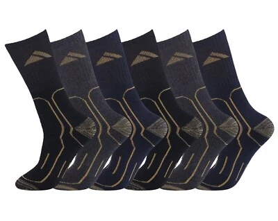 Mens Thick Socks Heavy Duty Work Boot Sock Cushion Heel Reinforced Toe Size 6-11