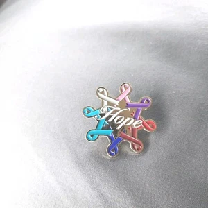 Hope Cause Bänder Reversmütze Jacke Pin - Bild 1 von 2