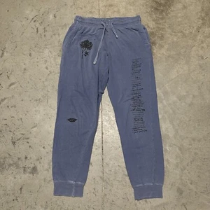 Shawn Mendes World Tour Jogger Sweatpants Size M Blue - Picture 1 of 8