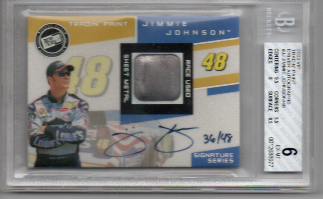Beckett Grading Services (BGS) Grade 6 Sports Trading Cards