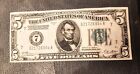 1928-A $5 Federal Reserve Chicago 7 Note - Vf/Xf