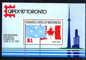 MICRONESIA - BF - 1987 - Capex '87. Mostra Filatelica Internazionale di Toronto - Picture 1 of 1