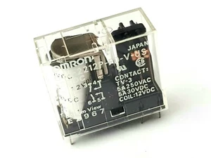 2x Omron G2R-2212P 12 Volt DC Relais DPST 12V DC - Typ G2R - Japan - 12VDC -NOS - Bild 1 von 5