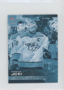 2021-22 Topps Now NHL Stickers Ice /10 Roman Josi #382