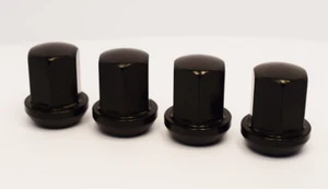 Set 4 X Porsche M14 X 1.5, 19mm Hex, Rayon Écrous de Roue Alliage (Noir) - Bild 1 von 2