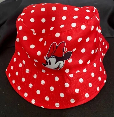 Sombrero cubo a lunares Disney Minnie Mouse para niñas Foto 1 de 4