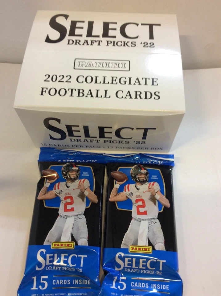 2022 Panini SELECT DRAFT PICKS FOOTBALL Card FAT Pack Box 12 Sealed Packs NFL - Image 1 of 1