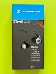 Sennheiser CX 6 paquete de viaje aislamiento de ruido, enchufe de 3,5 mm, nuevo sellado - Imagen 1 de 4