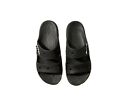 Crocs Slides Sandals Black Slip On Iconic Comfort Lounge Wear Size W/11 Men/9