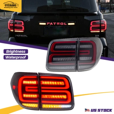 Par de luces traseras LED completas para conjunto de luces traseras Nissan Armada SL SV 2017-2020 Foto 1 de 4