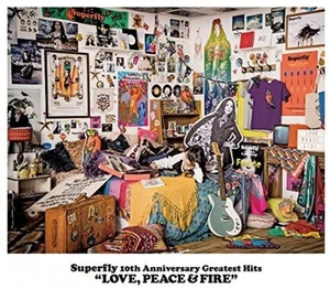 Superfly 10th Anniversary Greatest Hits Love PEACE & FIRE 3 CD F/S w/Tracking# - Picture 1 of 3