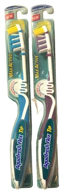 Cepillo de dientes suave multiángulo Max-Active Aquafresh Flex Tip 2001 vintage 2* Foto 1 de 2