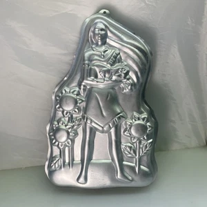 Gebrauchte Wilton/Disney Pocahontas 1995 Kuchenform Form #2105-3700. 15" x 9" - Bild 1 von 8