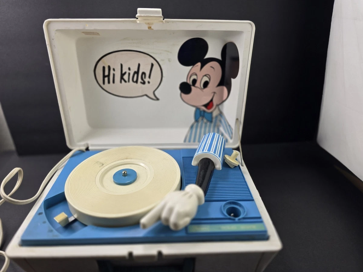 vintage mickey mouse record player products for sale | eBay