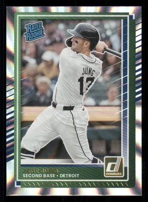 2025 Donruss Laser #52 Jace Jung - Image 1 of 2