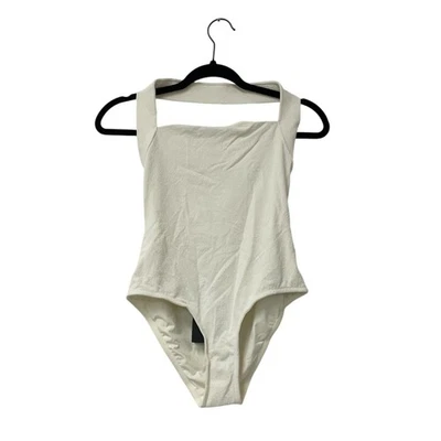 Massimo Dutti Women Swimsuit XS White Halter One Piece Open back 5123/555 NWT - Image 1 of 4