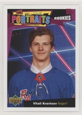 2020-21 Upper Deck UD Portraits Rookies Vitali Kravtsov #P-83 Rookie RC - Image 1 of 2