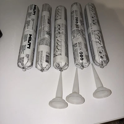 HILTI 412590 CP 506 Smoke and Acoustic Sealant, 580 mL Foil (QTY 5) 3 NOZZLES - Image 1 of 2