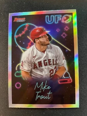  Mike Trout 2022 Bowman's Best UFO Insert Los Angeles Angels #UFO1 - Image 1 of 2