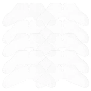 100 PIEZAS Estancias antideslizantes de PVC con cuello de mariposa para camisas de vestir y trajes - Imagen 1 de 12
