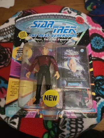 Star Trek The Next Generation *JEAN-LUC PICARD * 5" Action Figure Playmates 1993 Cover