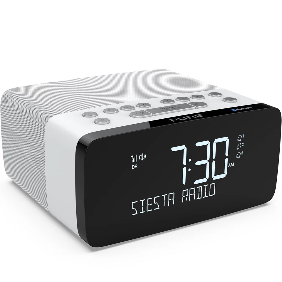 Pure Siesta Charge Bluetooth Radiowecker, Graphit - Bild 1 von 3