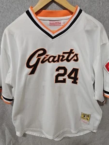 Mitchell & Ness Willie Mays San Francisco Giants Jersey Size 50 - Picture 1 of 13