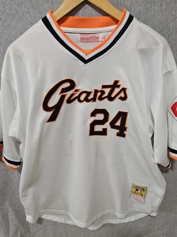 Mitchell & Ness Willie Mays San Francisco Giants Jersey Size 50 Cover