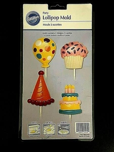 WILTON Party Lollipop stampo a forma di caramelle ~ 4 disegni - Foto 1 di 2