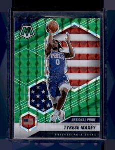 Mosaico Panini #259 Tyrese Maxey 2020-21 mosaico verde Philadelphia 76ers - Imagen 1 de 2