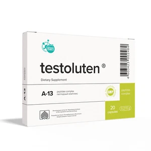 Biorregulador de péptido A-13 Testoluten Natural Khavinson Testes 20 cápsulas - Imagen 1 de 4