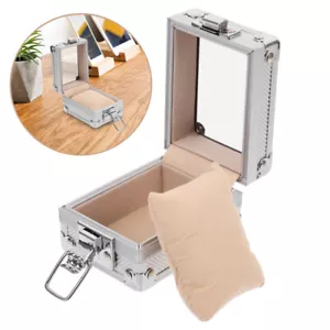 Caja de aluminio enrolladora de reloj individual con cerradura perfecta para viajes y almacenamiento - Imagen 1 de 12