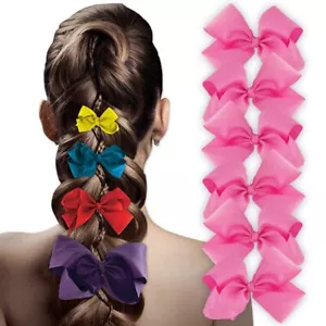 Hair Bows for Girls Baby Girls Hair Accessories Clip Ribbons Barrettes Grosgr... - Picture 1 of 5