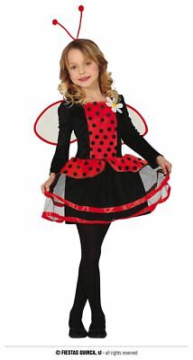 Costume Carnevale Coccinella Vestito Guirca Bambina Mariquita Little Ladybug • 18.90€