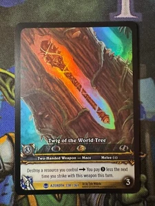 Lámina de arte extendida Twig of the World Tree de archivos TCG de World of Warcraft - Imagen 1 de 2