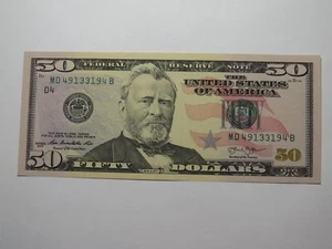 $50 2013 Radar Serial Number Federal Reserve Currency Bank Note Bill #49133194 - Picture 1 of 2