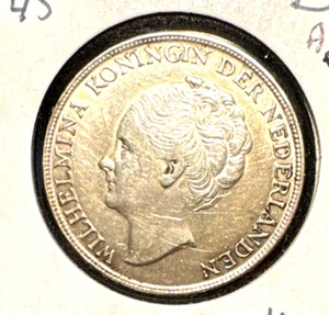 Curacao 1944 D gulden KM 45 AU - Picture 1 of 2