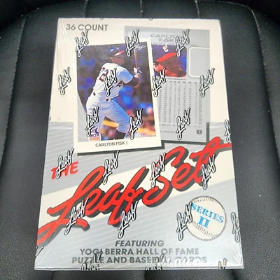 1990 LEAF SERIES 2 BASEBALL Box Factory Sealed 36 Packs - Frank Thomas RC MINT - Image 1 of 4