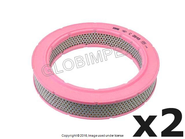 BMW 1602 2002 2500 2800 3.0CS 3.0S 3.0Si Bavaria (1967-1976) Air Filter (2) MANN - Image 1 of 1