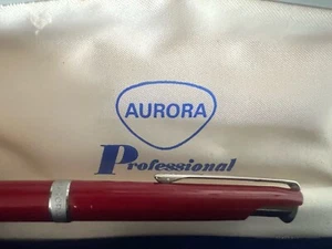 🔴 AURORA penna sfera a scatto ROSSA scrive con astuccio vintage - Bild 1 von 9