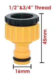 10Pcs Garden Car Water Hose Pipe Tap Adapter Connector - Picture 1 of 6