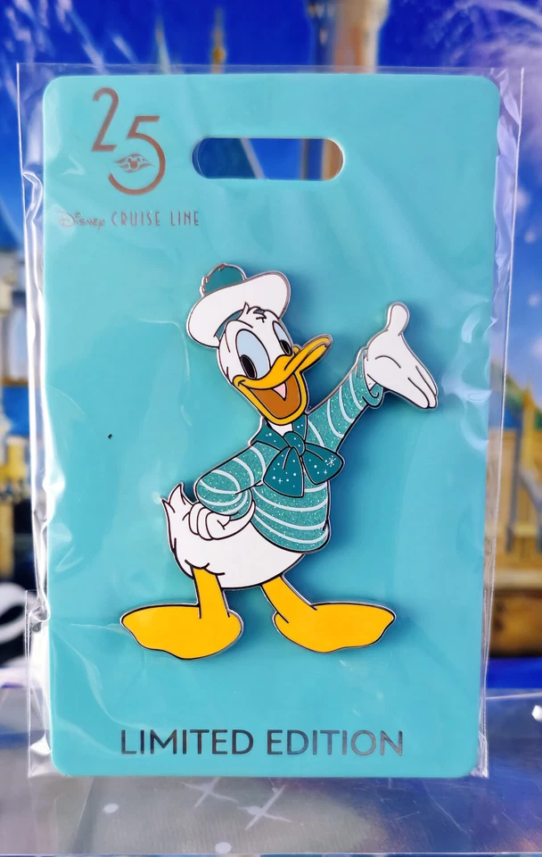 Prendedor Disney WDI - Cruise Line 25 Aniversario Pato Donald LE 250 Foto 1 de 1