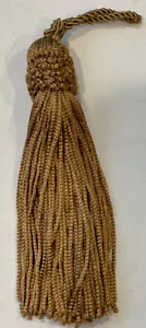 4" CAMEL CHAINETTE CROWN TASSELS LOT OF 12 CONSO E12 - Picture 1 of 1