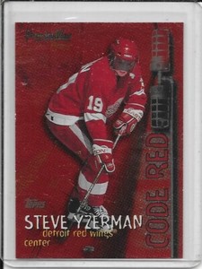 1999-00 Topps Premier Plus Steve Yzerman Code Red # CR4