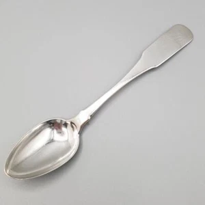 Jacob Leonard Southern Coin Silver 6 7/8" Spoon (s) MD DC VA New Orleans LA - Picture 1 of 6