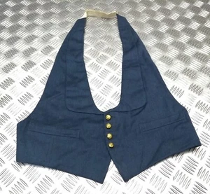 RAF Vintage Mess Dress Officers Issue Buttoned Bib Waistcoat Air Force Moss Bros - Picture 1 of 6