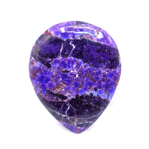 45 Ct Natural Turquoise Arizona Purple Pear Cut Loose Gemstone With Free Gift - Picture 1 of 6