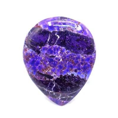 45 Ct Natural Turquoise Arizona Purple Pear Cut Loose Gemstone With Free Gift - Image 1 of 4